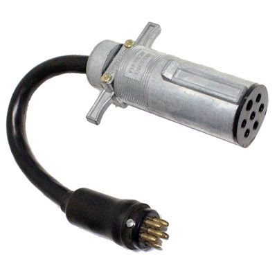 Adapter 7-Way to 6-Way Aux