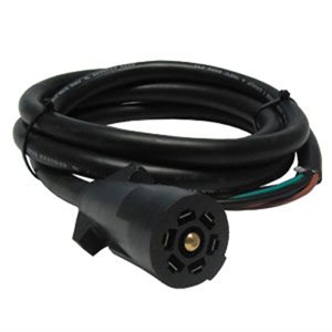 Plug 7-Way RV 7ft Cord Molded